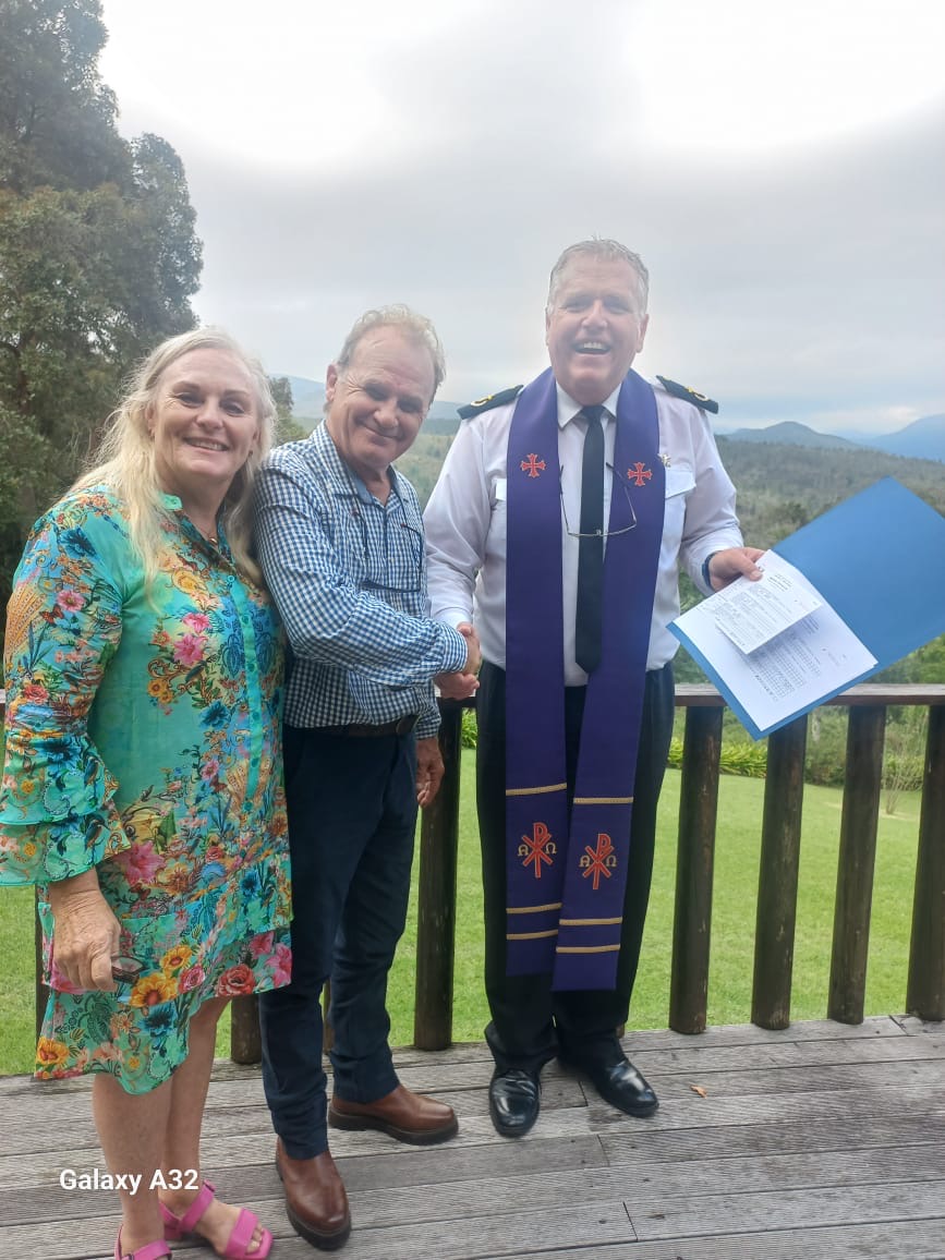 Wedding ceremony by Dr. Gerrit Rademeyer in Bedfordview