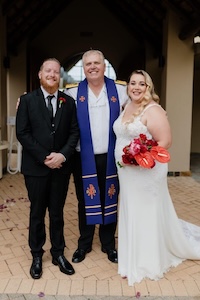 Wedding ceremony by Dr. Gerrit Rademeyer in Bedfordview