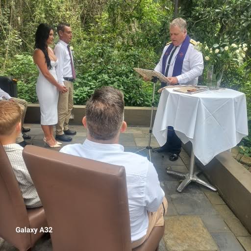 Wedding ceremony by Dr. Gerrit Rademeyer in Bedfordview