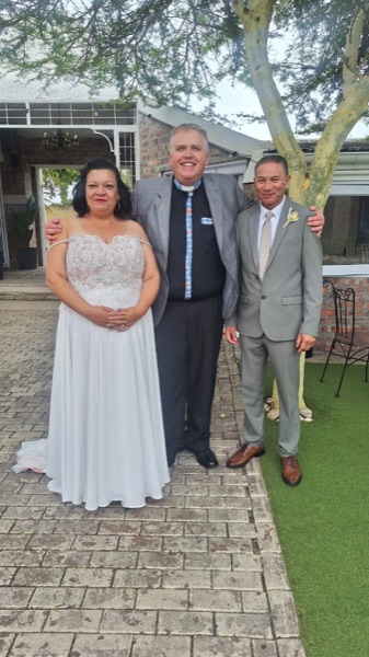 Wedding ceremony by Dr. Gerrit Rademeyer in Bedfordview