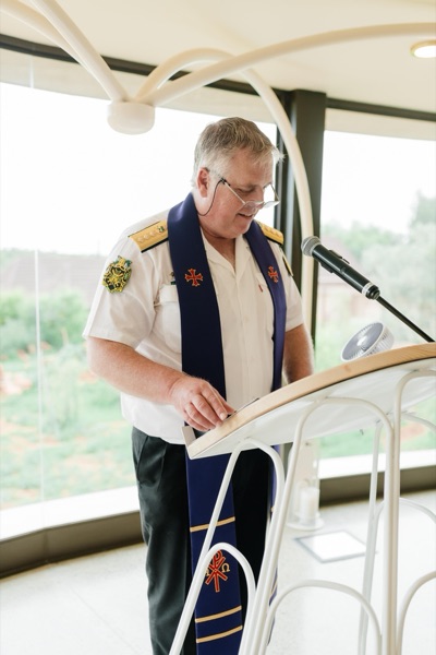 Wedding ceremony by Dr. Gerrit Rademeyer in Bedfordview