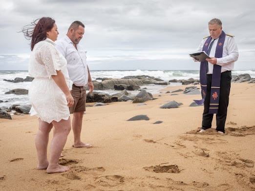 Wedding ceremony by Dr. Gerrit Rademeyer in Bedfordview