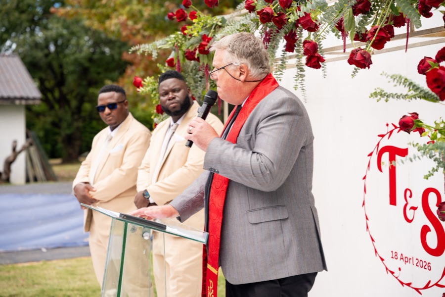 Wedding ceremony by Dr. Gerrit Rademeyer in Bedfordview