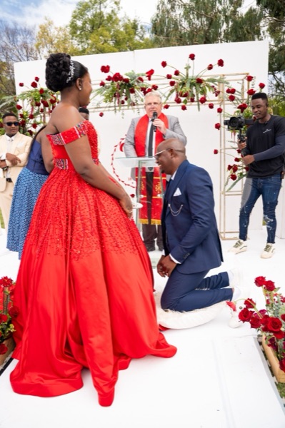 Wedding ceremony by Dr. Gerrit Rademeyer in Bedfordview